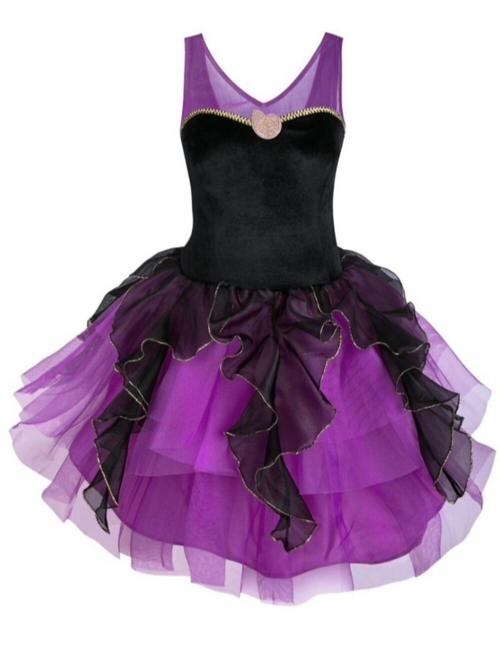 Disney Little Meirmaid URSULA Tulle Party Costume Dress NEW